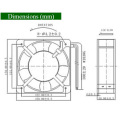 Fan de enfriamiento axial de la CA 220V para el gabinete